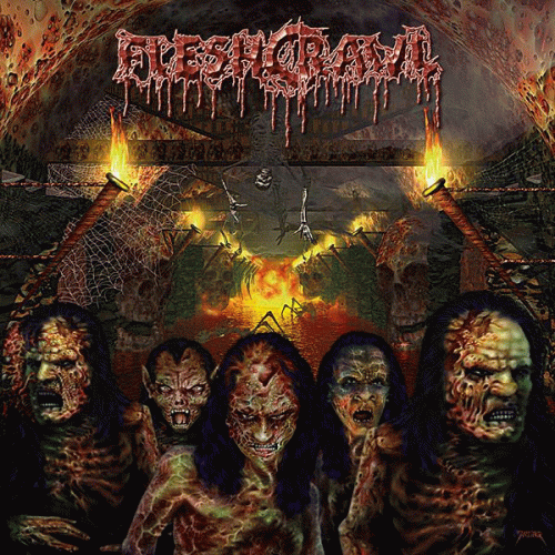 Fleshcrawl : As Blood Rains from the Sky... We Walk the Path of Endless Fire